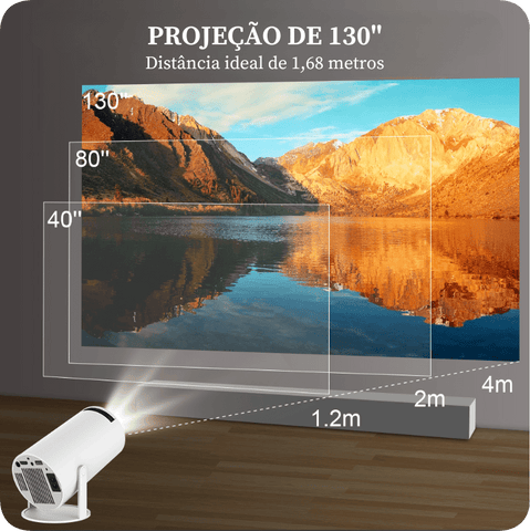 PROYECTOR HY300 l HD 4K l Android y Canales/Peliculas Gratis.